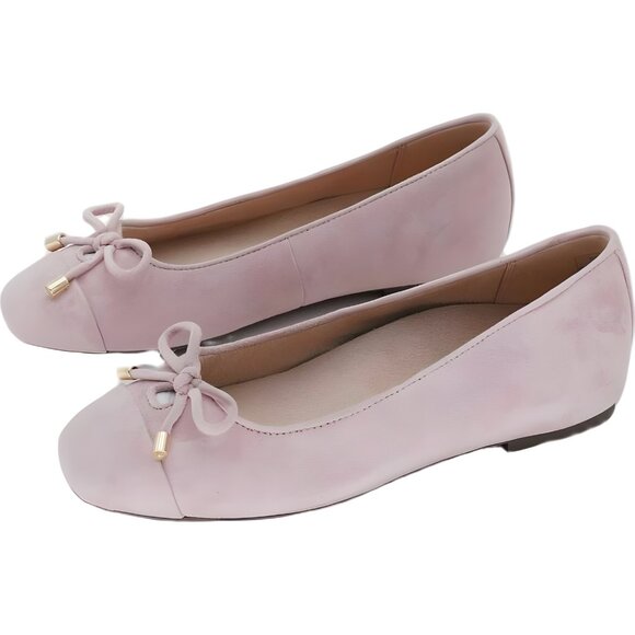 Vionic Klara Ballet Comfort Flat Light Pink Bow Detail Women's US 5M - Picture 2 of 6